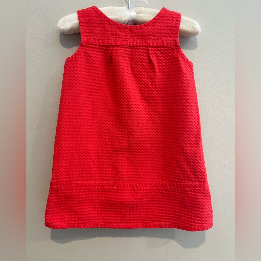 GAP Girls Coral Sleeveless Textured Dress